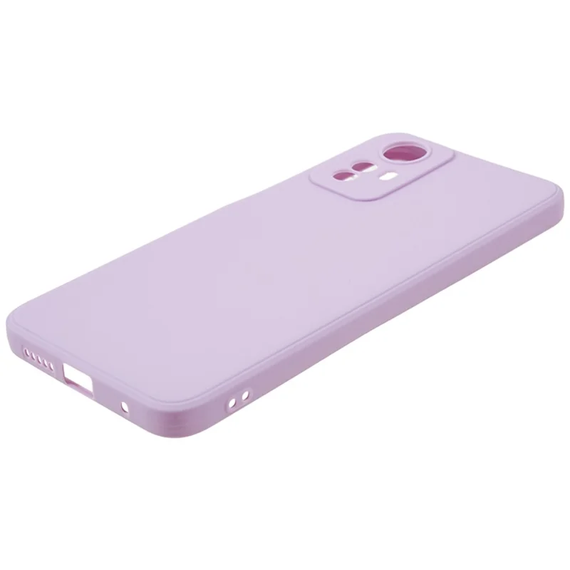 Funda de teléfono TPU para Xiaomi Redmi Note 12S 4G Borde recto Protección Corte preciso Cubierta - Morado
