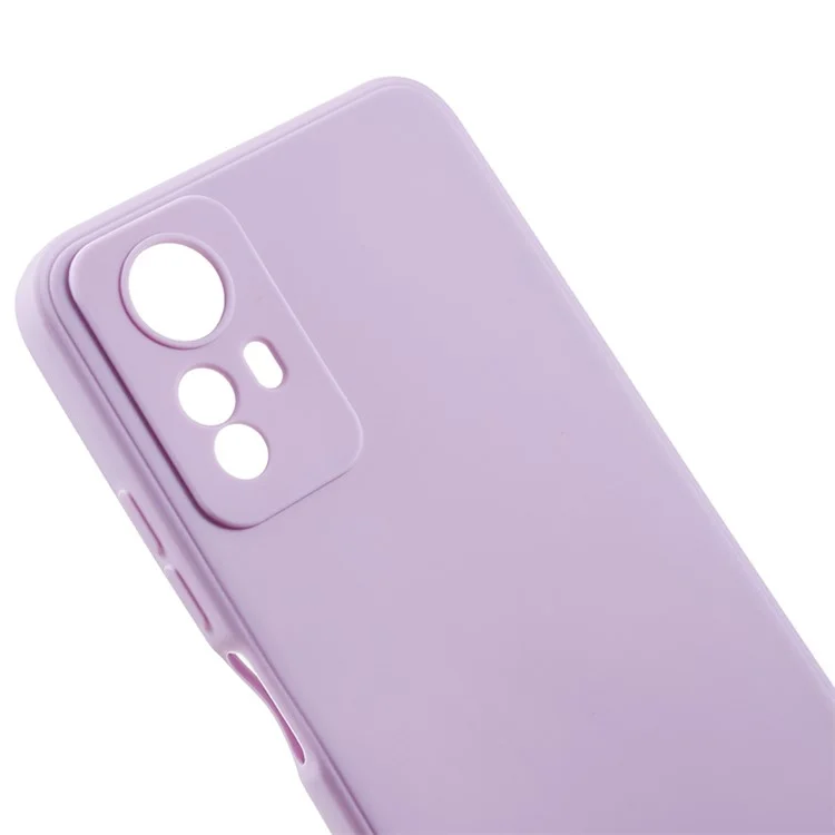 Funda de teléfono TPU para Xiaomi Redmi Note 12S 4G Borde recto Protección Corte preciso Cubierta - Morado