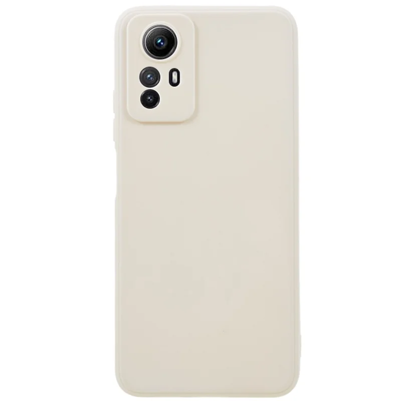 Cover per telefono in TPU per Xiaomi Redmi Note 12S 4G, protezione con bordi dritti, taglio preciso - Bianco
