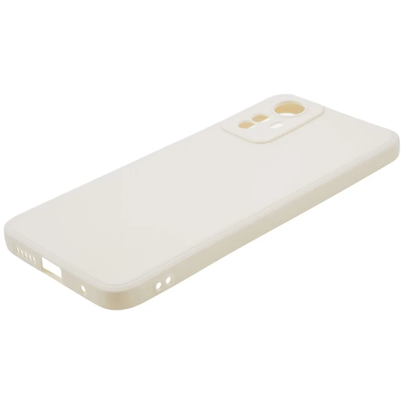 Cover per telefono in TPU per Xiaomi Redmi Note 12S 4G, protezione con bordi dritti, taglio preciso - Bianco