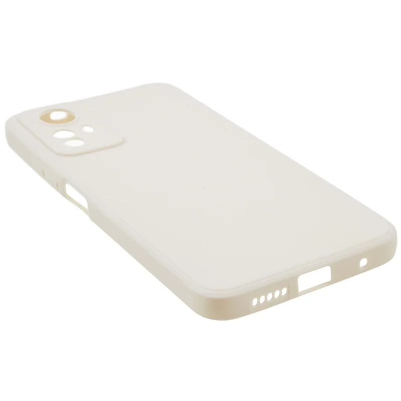 Cover per telefono in TPU per Xiaomi Redmi Note 12S 4G, protezione con bordi dritti, taglio preciso - Bianco