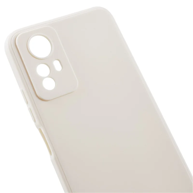 Cover per telefono in TPU per Xiaomi Redmi Note 12S 4G, protezione con bordi dritti, taglio preciso - Bianco