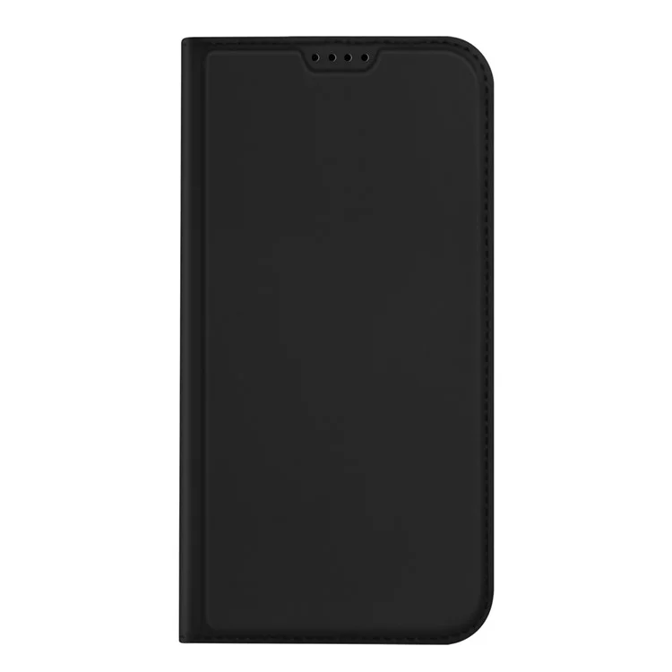 DUX DUCIS Skin Pro Series para iPhone 15 Pro Capa de Couro PU Flip Fenda para Cartão Suporte Magnético - Preto