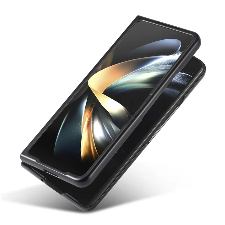 LC.IMEEK Для Samsung Galaxy Z Fold5 5G Чехол для защиты от царапин из искусственной кожи + ПК с текстурой углеродного волокна