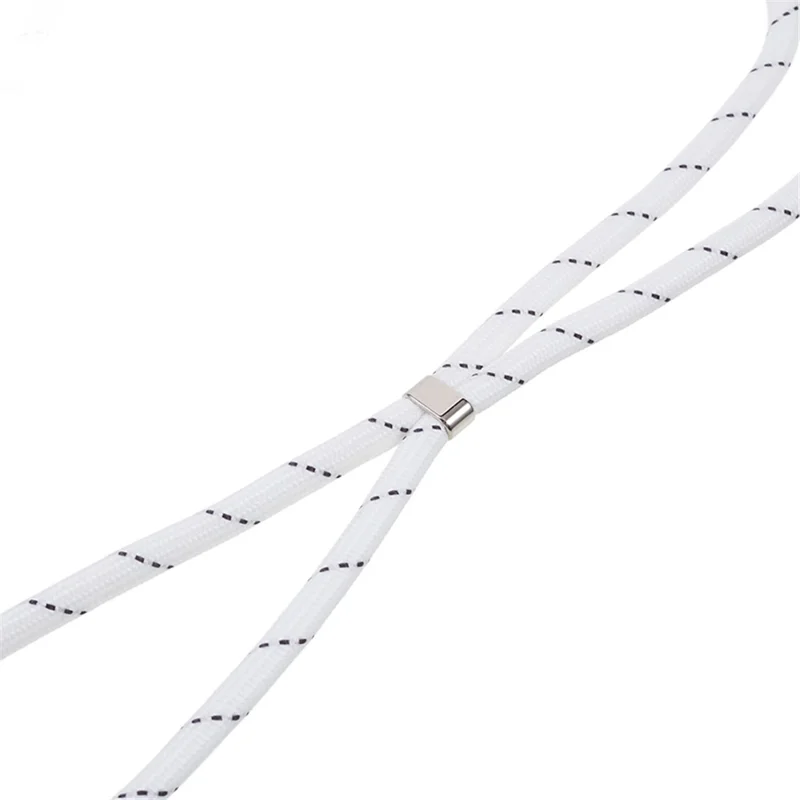 For iPhone 12 / 12 Pro Acrylic + TPU Clear Phone Case Four Corner Anti-Collision Protection Cover with Lanyard - Transparent Frame