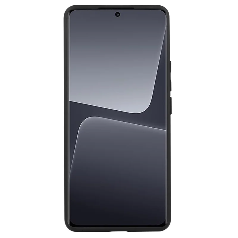 VILI M Series For Xiaomi 13 Pro 5G Slim-Fit Phone Cover Transparent PC+TPU Case with Wrist Strap - Black