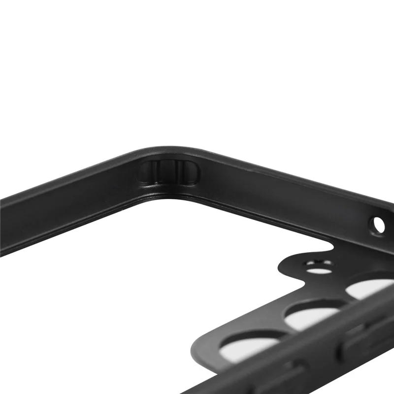 VILI M Series PC+TPU Phone Case For Samsung Galaxy S23 , Anti-Scratch Clear Cover with Wrist Strap - Black