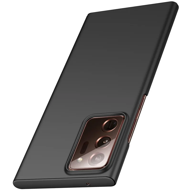 Pour Samsung Galaxy Note20 Ultra 5G / Note20 Ultra Solid Color PC Protective Cover Anti-drop Phone Case - Noir