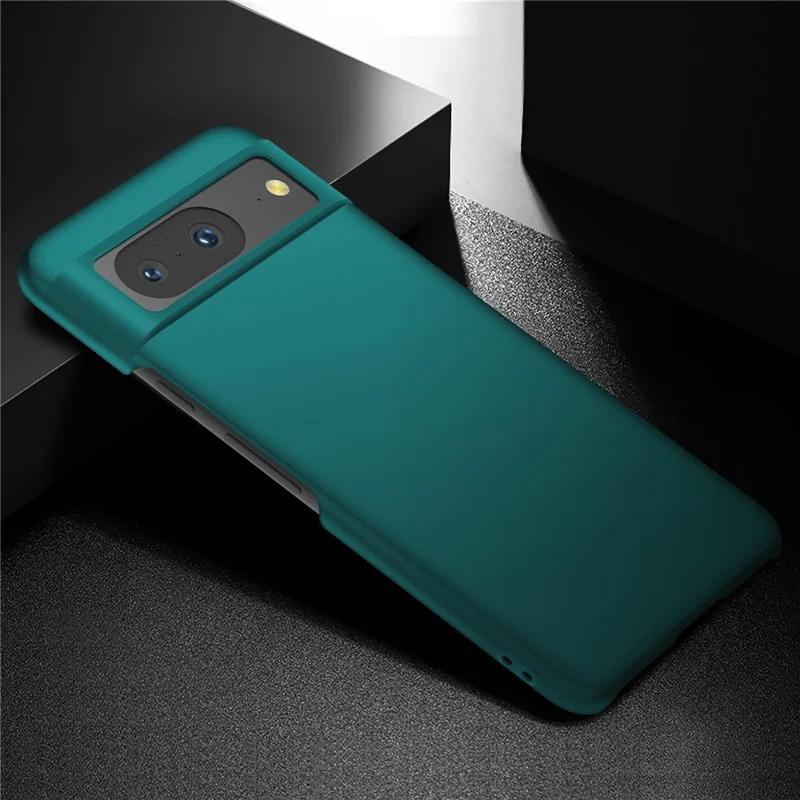 For Google Pixel 8 Solid Color Anti-drop Phone Case Hard PC Protection Cover - Green