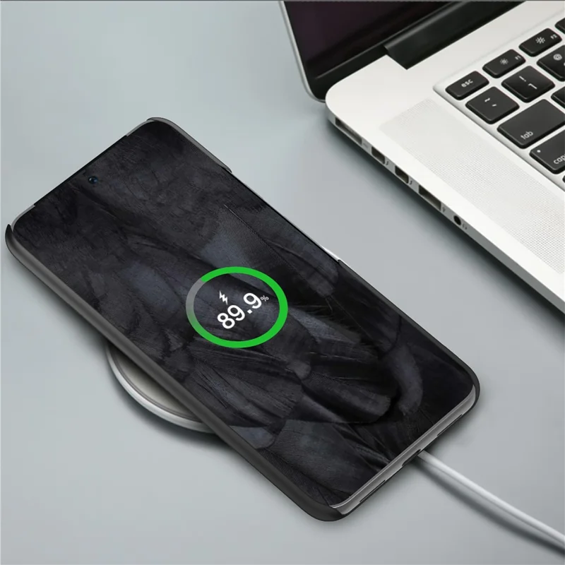 For Google Pixel 8 Pro Solid Color PC Drop-proof Cover Mobile Phone Case - Black