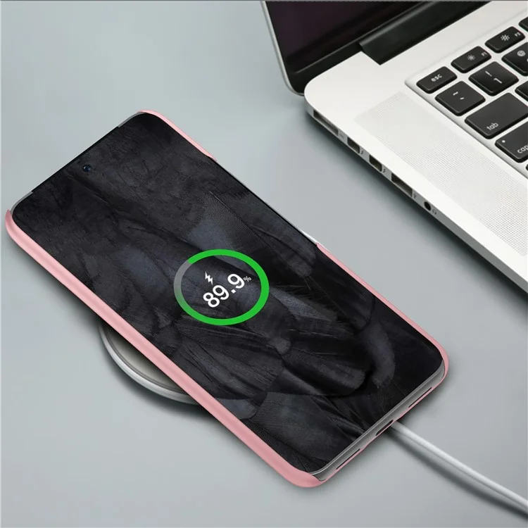 For Google Pixel 8 Pro Solid Color PC Drop-proof Cover Mobile Phone Case - Rose Gold