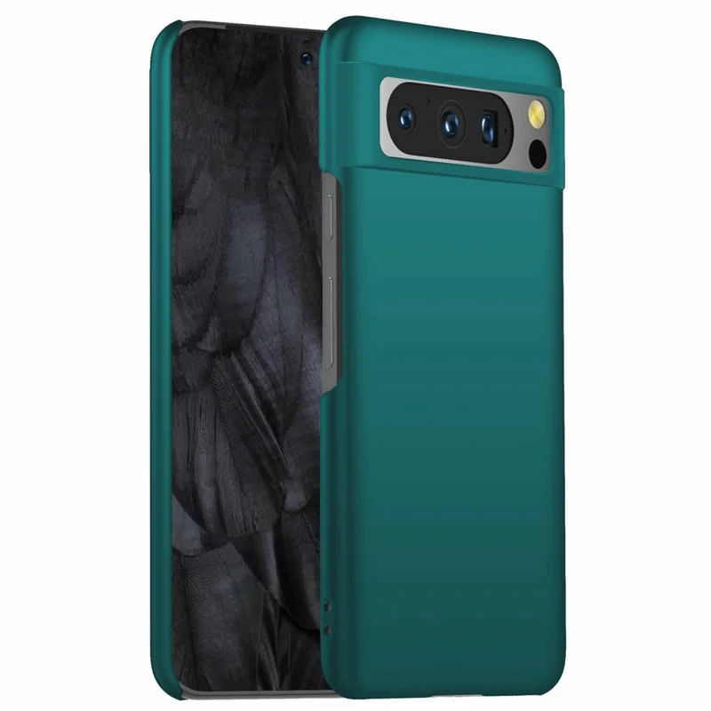 For Google Pixel 8 Pro Solid Color PC Drop-proof Cover Mobile Phone Case - Green