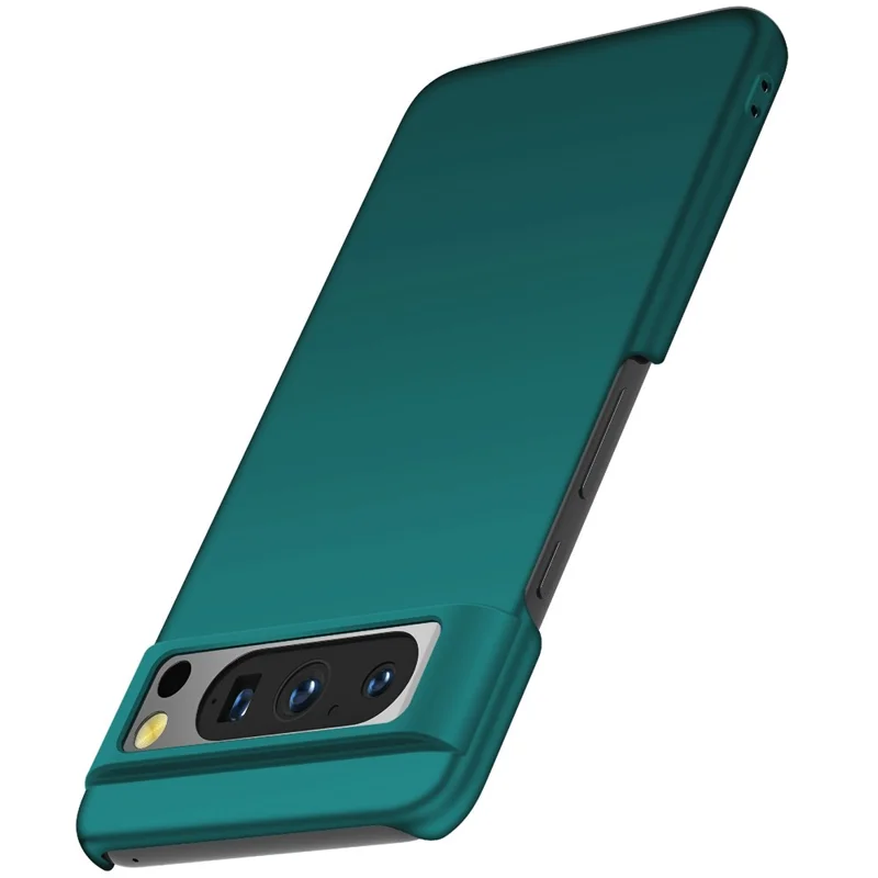 For Google Pixel 8 Pro Solid Color PC Drop-proof Cover Mobile Phone Case - Green