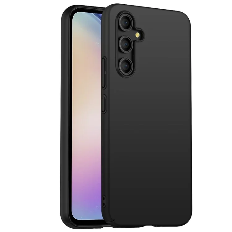 Para Samsung Galaxy A54 5G Solid Color Drop-proof Cover Hard PC Cell Phone Case - Negro