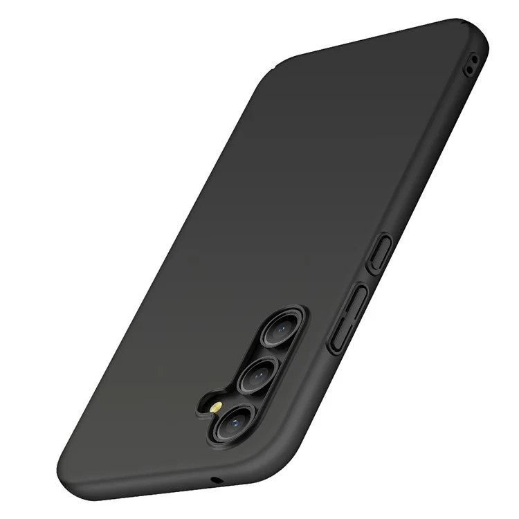Para Samsung Galaxy A54 5G Solid Color Drop-proof Cover Hard PC Cell Phone Case - Negro