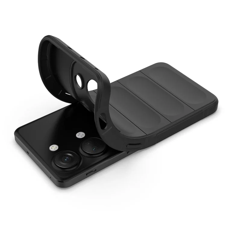 Per OnePlus Nord 3 5G / Ace 2V Custodia protettiva per cellulare in TPU morbido antiurto - Nero