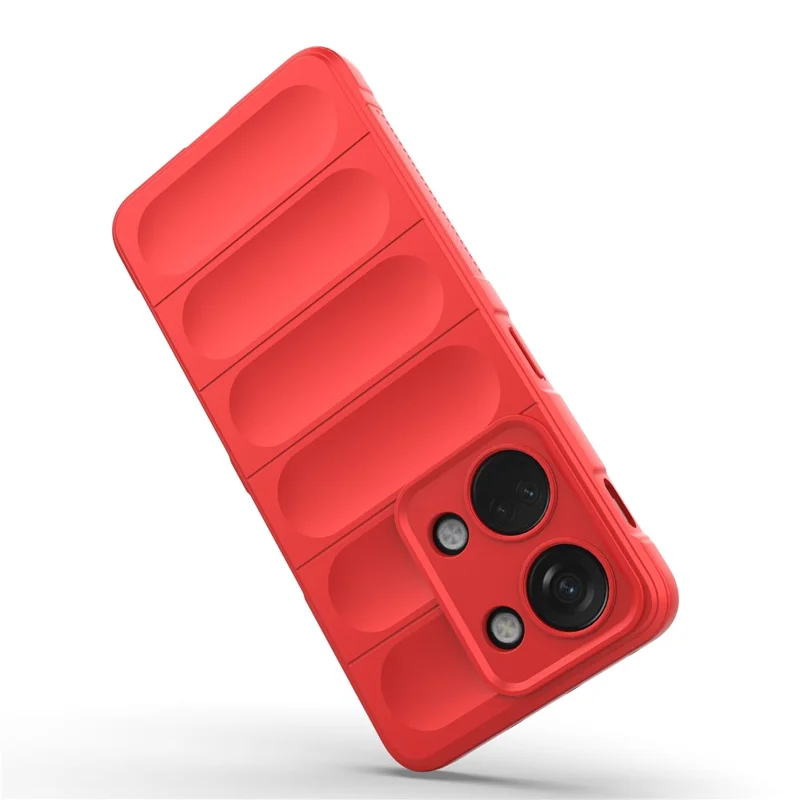 Capa de Telemóvel Macia em TPU à Prova de Quedas para OnePlus Nord 3 5G / Ace 2V, Capa Traseira Resistente de Proteção - Vermelho