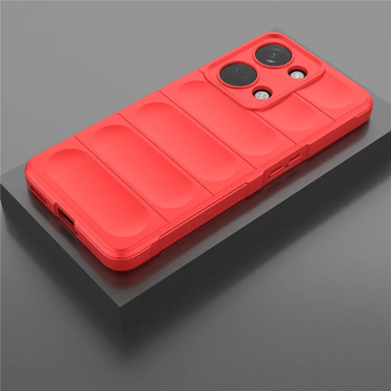 Capa de Telemóvel Macia em TPU à Prova de Quedas para OnePlus Nord 3 5G / Ace 2V, Capa Traseira Resistente de Proteção - Vermelho