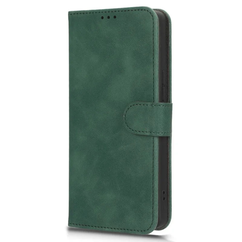 For TECNO Camon 20 4G / Camon 20 Premier 5G Leather Case Stand Wallet Skin-Touch Phone Cover - Green