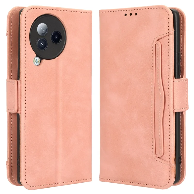 Para Xiaomi Civi 3 5G Múltiples Ranuras para Tarjetas Funda de Cartera de Piel de Imitación a Prueba de Golpes - Rosa