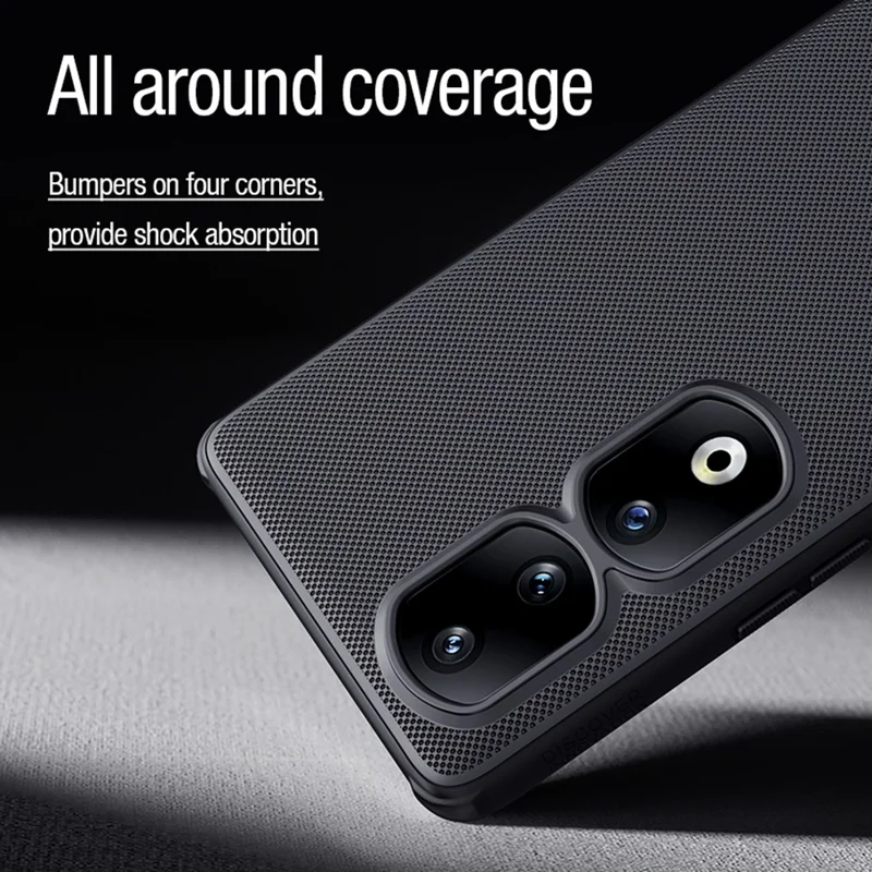NILLKIN Frosted Shield Pro for Honor 90 Pro Matte Phone Case PC+TPU Magnetic Car Mount Phone Cover - Green