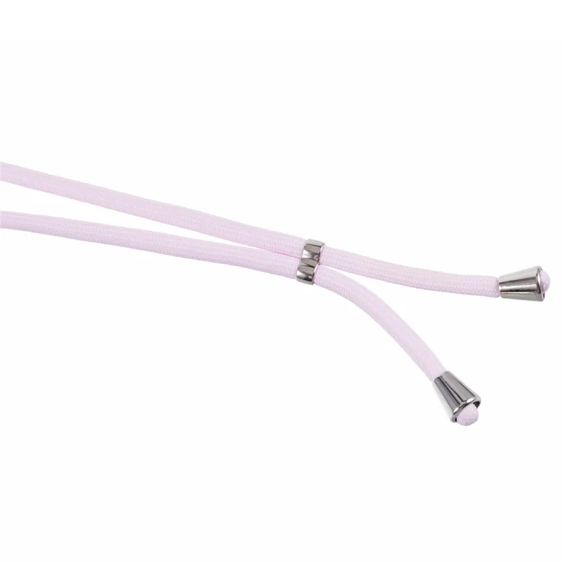 For iPhone 13 TPU Case Fiber Lining Anti-scratch Phone Cover with Long Lanyard - Purple