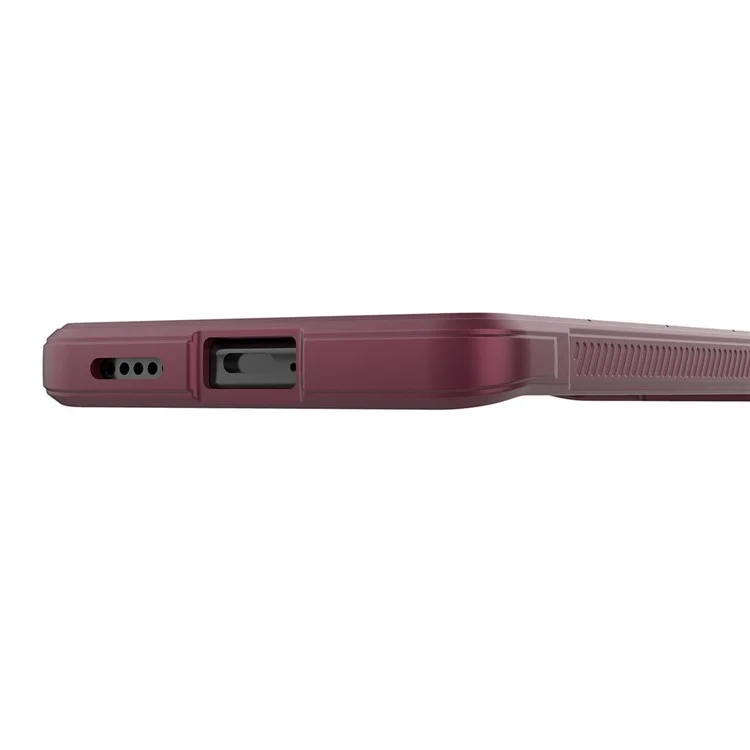 Per vivo S17 5G / S17 Pro 5G Custodia morbida in TPU a prova di caduta, Custodia protettiva per il retro anti-graffio - Rosso vino