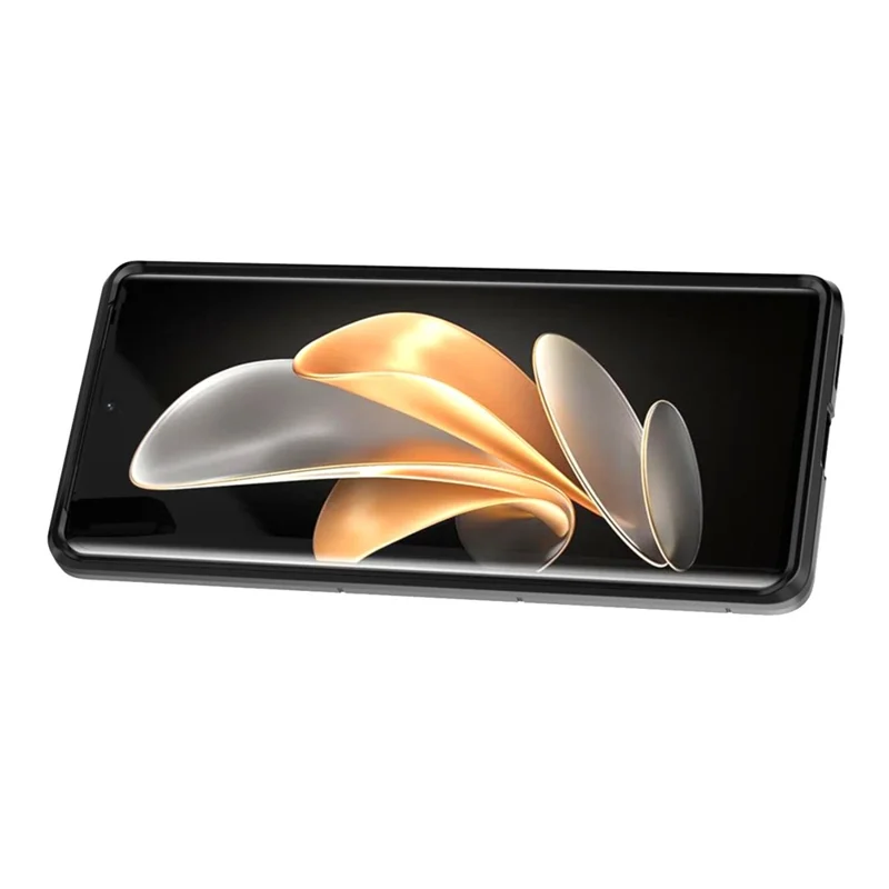 Funda para teléfono celular vivo S17 / S17 Pro 5G Anillo Kickstand TPU + PC Anti-caída Cubierta Trasera - Rojo