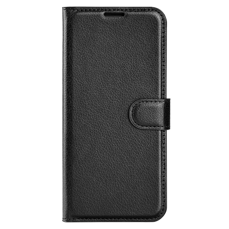 Litchi Texture Shell per ZTE Blade A53 Portafoglio Cover Telefono in Pelle PU Mobile Phone Stand - Nero