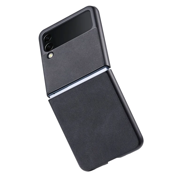 Capa de Telefone da Série VILI TR para Samsung Galaxy Z Flip3 5G, Revestida de Couro, Capa Protetora de PC