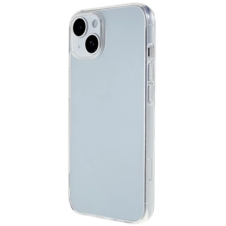 For iPhone 15 Plus Slim-Fit TPU Cell Phone Cover Dustproof Clear Phone Case Anti-Scratch Protector