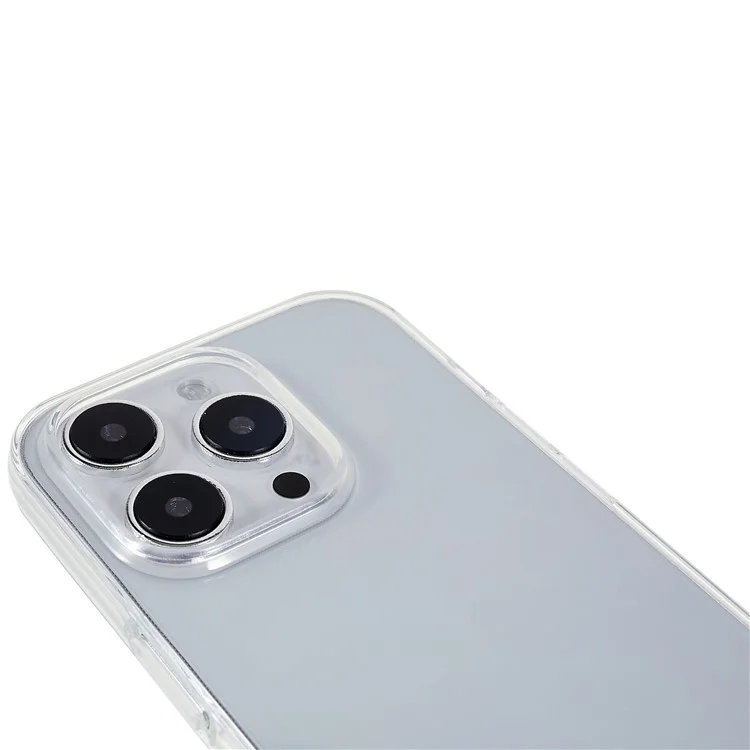 Super Slim TPU Phone Cover for iPhone 15 Pro , HD Clear Shell Dustproof Cell Phone Case