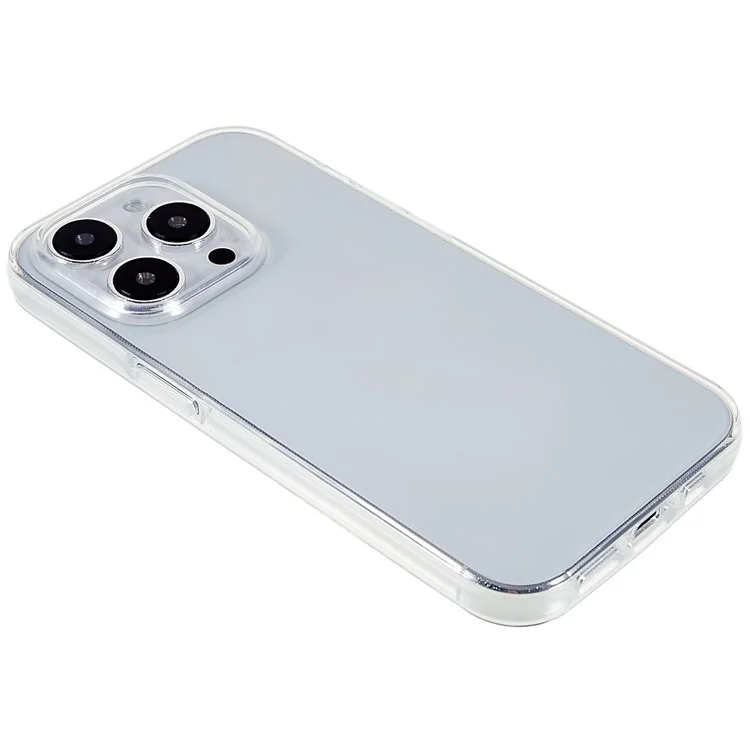 For iPhone 15 Pro Max Super Slim TPU Clear Phone Cover Dustproof Cell Phone Case