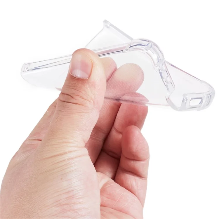 Pour Samsung Galaxy Z Flip5 5G Transparent TPU Housse de Téléphone Conception Deux-Pièces Anti-rayures Housse de Téléphone