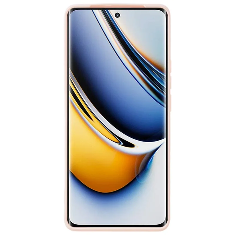For Realme 11 Pro+ 5G / 11 Pro 5G TPU Phone Case Precise Cutout Straight Edge Phone Cover - Pink