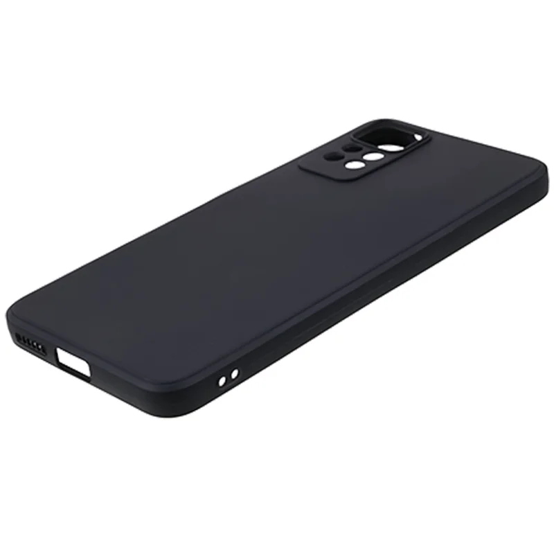 Per Xiaomi Redmi Note 12 Pro 4G Straight Edge TPU Phone Case Taglio preciso Anti-drop Cover - Nero