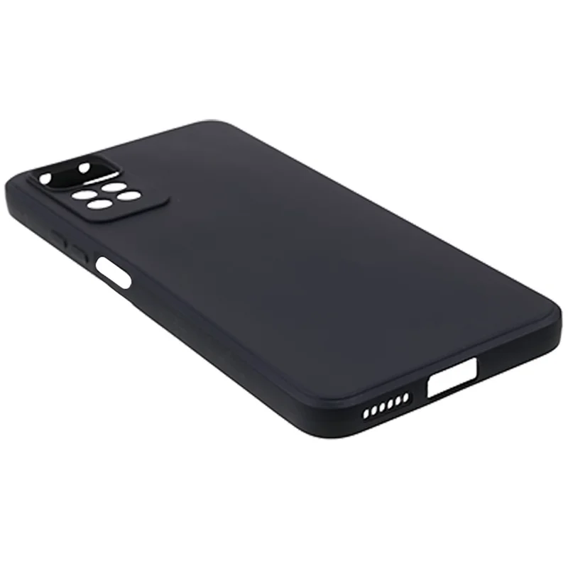 Per Xiaomi Redmi Note 12 Pro 4G Straight Edge TPU Phone Case Taglio preciso Anti-drop Cover - Nero