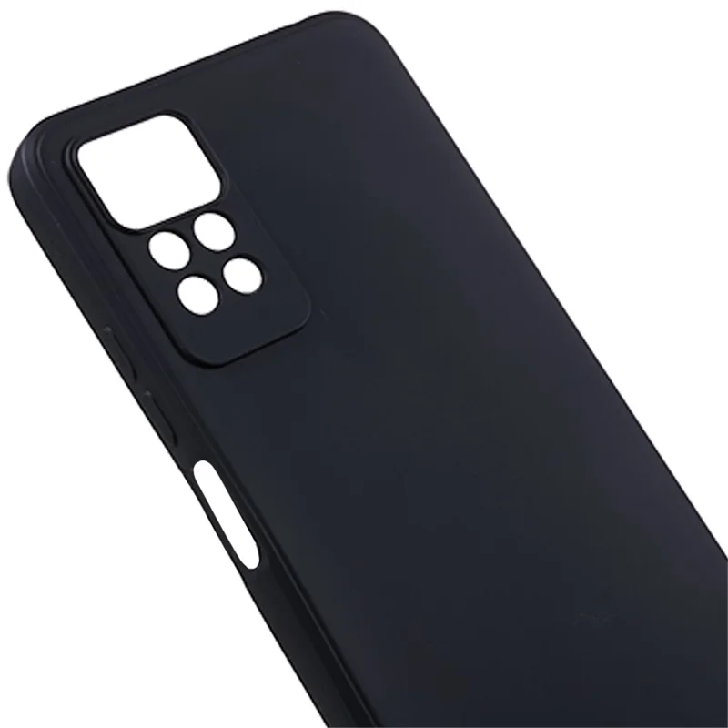 Per Xiaomi Redmi Note 12 Pro 4G Straight Edge TPU Phone Case Taglio preciso Anti-drop Cover - Nero