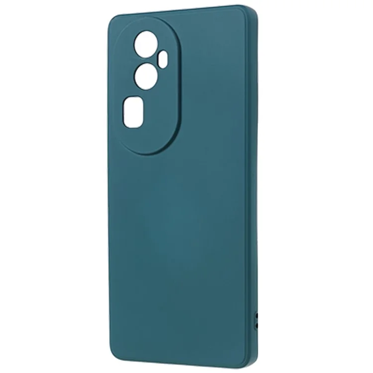 Для Oppo Reno10 Pro+ 5G Fiber Lining Protective Phone Case Rubberized TPU Back Cover - Army Green