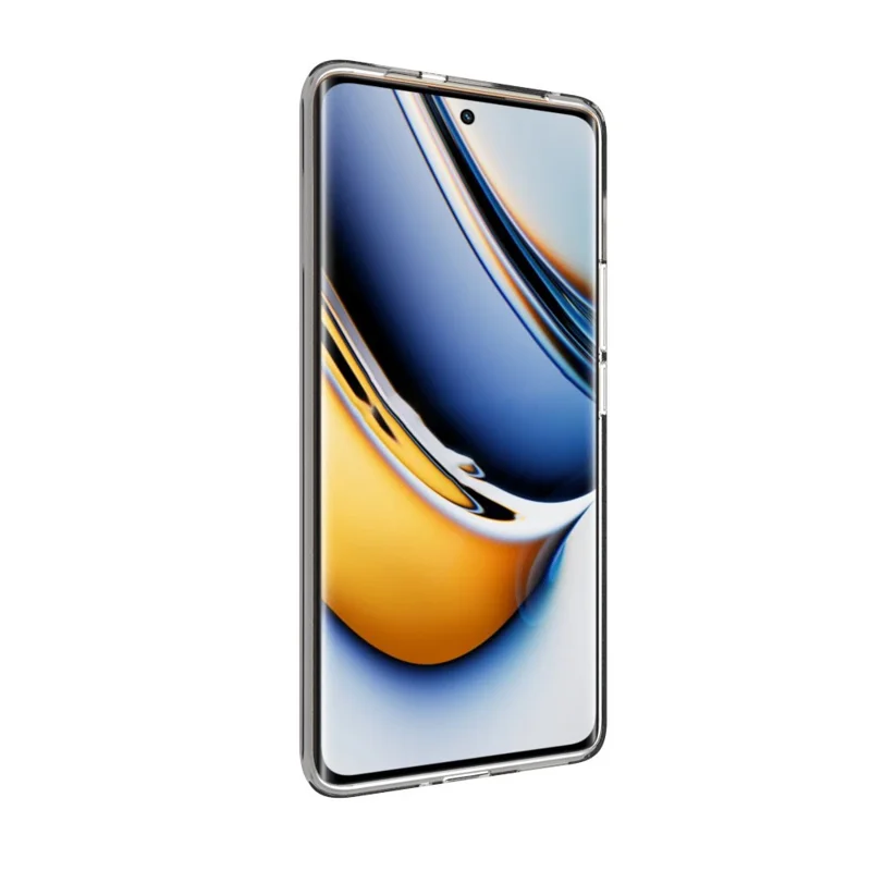 10Pcs / Pack For Realme 11 Pro 5G Mobile Phone Case Soft Clear TPU Cover Inner Watermark-Free Shell