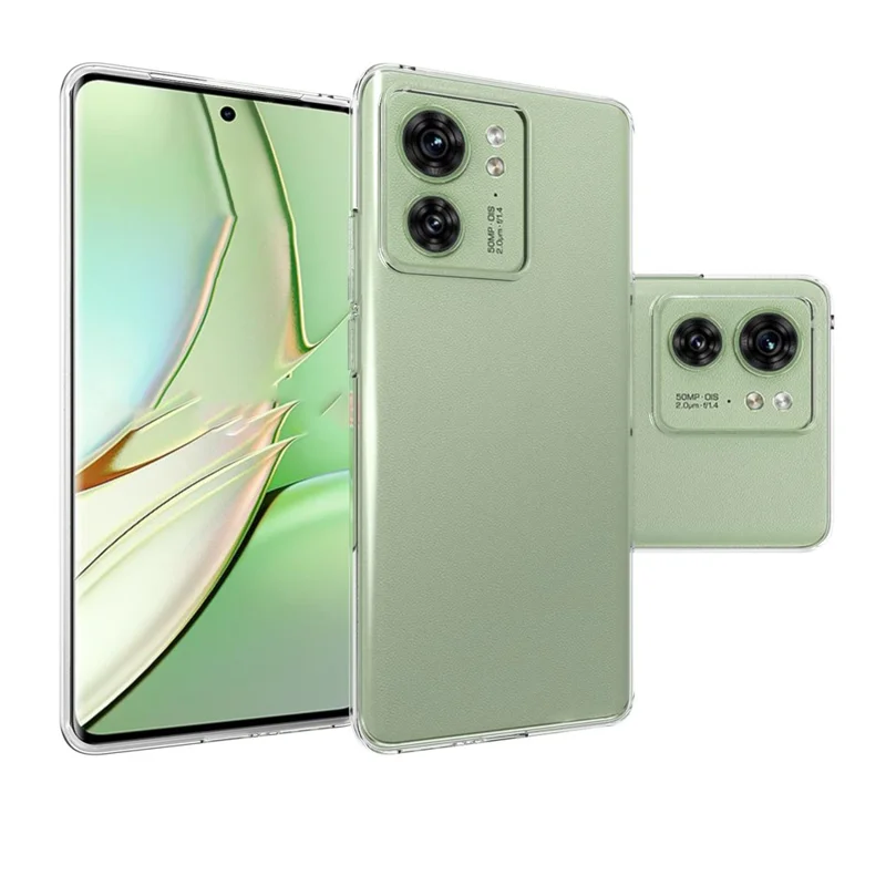 10Pcs / Pack For Motorola Edge 40 5G Slim-Fit Phone Case Transparent Inner Watermark-Free TPU Phone Cover