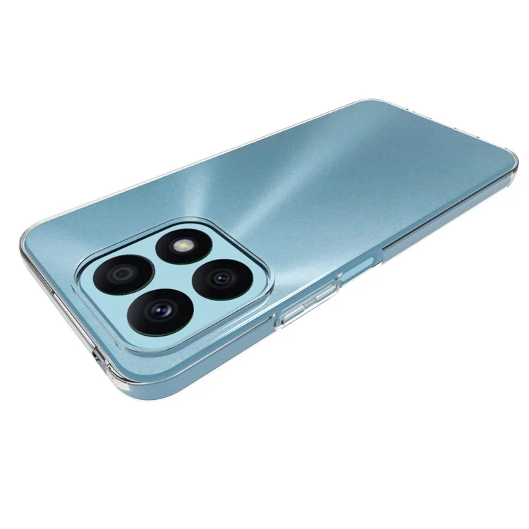 10Piezas / Paquete Para Estuche de teléfono inteligente Honor X8a 4G Sin marca de agua interior Suave TPU Cubierta de teléfono móvil transparente