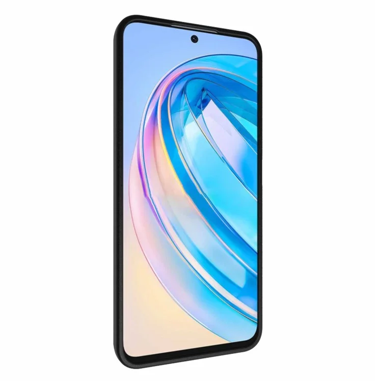 10Pcs / Pack para Honor X8a 4G Soft TPU Phone Case Dual-sided Matte Finish Anti-scratch Cover - Preto