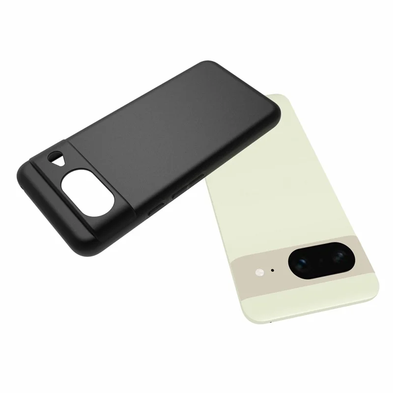 10Pcs / Pack for Google Pixel 8 Dual-sided Matte Finish Phone Case Flexible TPU Phone Cover - Black