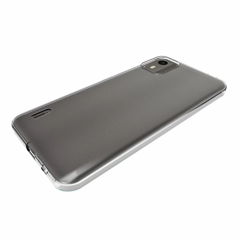 10Pcs / Pack Clear TPU Case for Nokia C12 4G / C12 Pro / C12 Plus , Inner Watermark-Free Phone Cover
