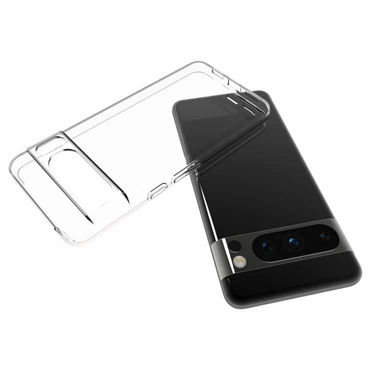 10Pcs / Pack For Google Pixel 8 Pro TPU Phone Case Inner Watermark-Free Clear Mobile Phone Cover