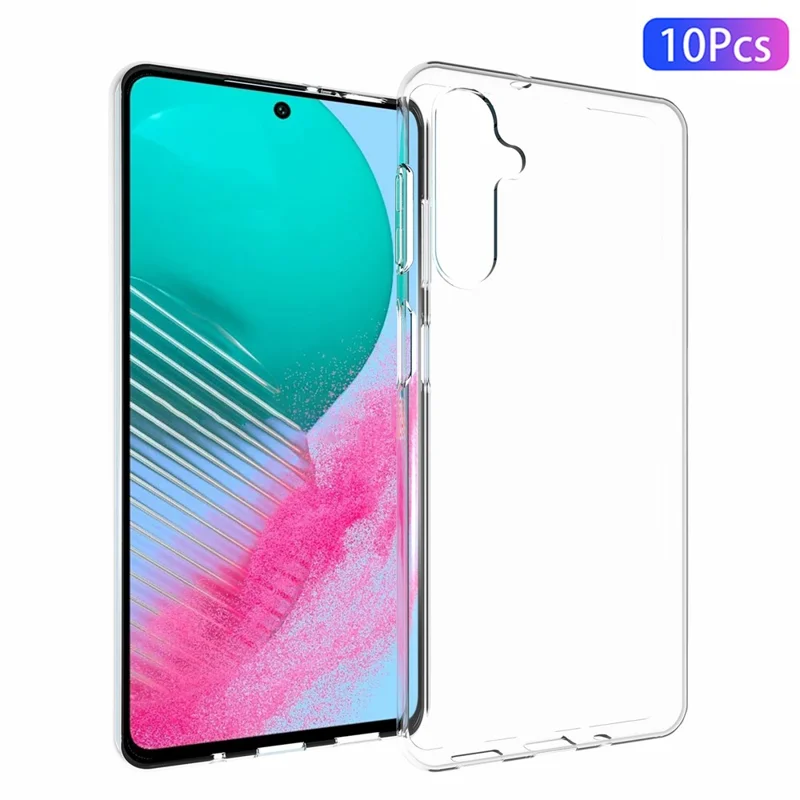 10 Peças / Pacote Para Samsung Galaxy M54 5G / F54 5G Capa de Telefone Transparente Sem Marca d'água TPU