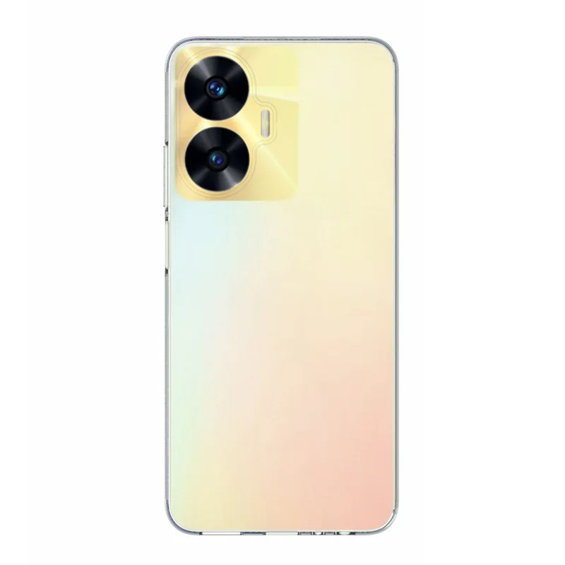 10Pcs / Pack Transparent TPU Phone Case for Realme C55 4G , Inner Watermark-Free Cell Phone Cover
