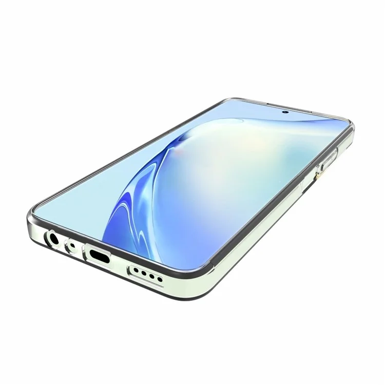 10Pcs / Pack Transparent TPU Phone Case for Realme C55 4G , Inner Watermark-Free Cell Phone Cover