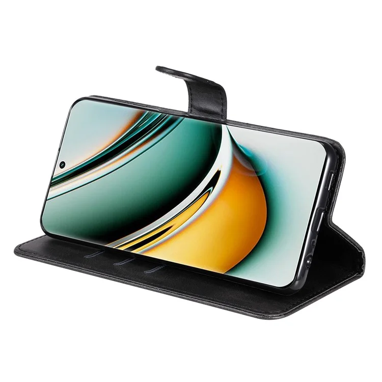 Pour Realme 11 Pro+ / 11 Pro 5G Étui Portefeuille en Cuir avec Support - Noir